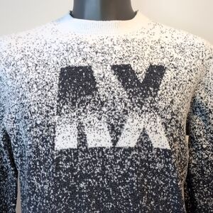 Armani Exchange Ombre Speckle Logo Sweater